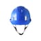 Ge Cap Style Non-Vented Hard Hat, 4-Point Adjustable Ratchet Suspension, Blue GH327B - alternate 2